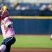Michigan pitcher Sara Driesenga pitches in the game against Northwestern on Friday, May 3. Daniel Brenner I AnnArbor.com